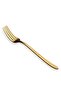 9401 Twist Titanium Gold 12-Person Fork Spoon Knife Set 500.01.01.6564 - 2