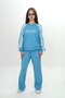 Unisex Snap Detailed 100% Cotton 2 Thread Oversize Bottom-Top Tracksuit Set – Bottom Top Sportswear-299 - 2