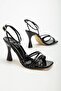 Women's Stylish Thin Heeled Evening Shoes Patent Leather - 3