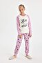 Girls' Pajama Set Powerpuff Girls Long Sleeve Top Long Bottom - 2
