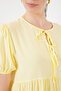 Women's Lace-Up Midi Dress 2575 - Yellow - 5