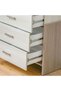 Barney Chest of 5 Drawers - Elegant Beige/Brown Bedroom Storage - Durable Wood with 2-Year Warranty - 4