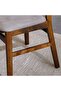Acton 1+6 Seater Solid Wood Dining Set - Walnut/Beige - 7