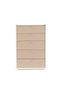 Brita 5-Drawer Chest of Drawers - Stylish Beige & White Oak Storage Cabinet for Bedroom - 3