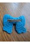 Blue Knitted Bow Buckle - 7