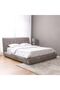 Aragon 150x200 Platform Queen Bed - Dark Grey L246xW185xH112cm
