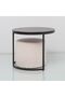 Myro Coffee Table + Stool Set - Black/White - Space-Saving Design, Metal/Wood, 2-Year Warranty - 6