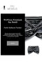 Gray White Zigzag Pattern Premium Women's Hair Band Bandana - 2