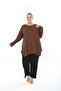 Women's Lycra Viscose Plus Size Tunic (Chest Size 150cm) - 5