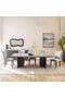 Pletora 1 + 8 Seater Dining Set - Cement Grey/Dark Oak - 2