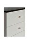 ples 5-Drawer Chest Cabinet - Elegant Beige/Stone Storage Solution 79.8x45x112.5cm, 2-Year Warranty - 4