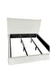 Brita 150x200 Upholstered Queen Bed - Off White/Beige L173.2xW217xH120cm - 3
