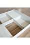 Zirco 180x200 King Bed with Storage - White Oak L209xW189xH102cm - 4
