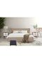 Hendrix 150x200 Queen Bed with Hydraulic storage - Taupe L225xW167xH103cm