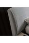 Jehangir 180X200 Upholstered King Bed - Grey L220xW130xH20cm - 3