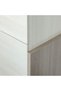 Barney Dresser with Mirror - Beige/Brown Wood Finish, Stylish Bedroom Storage, 136x40x177cm - 7