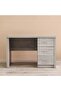 Saturn Office Desk - Grey Oak L120.7xW60.3xH78.4cm - 5