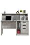 Neptune Study Desk - Grey Oak L150xW70xH115.1cm - 2