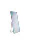 AIric Floor Mirror with RGB LED Lights & Bluetooth Speaker - Silver - 70x3x170cm - 2-Year Warranty - 6