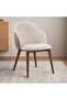Austria 1 + 8 Seater Dining Set - Natural Walnut/Beige - 7