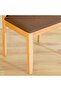 Carvela 3-Piece Round Table Balcony Set | 1+2 Seater Wooden Natural/Dark Brown - 3