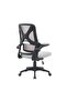 Nevel Mid Back Office Chair - Grey/Black L61xW63xH103-113cm - 4