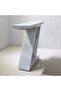 Bar Counter with Wine Rack + Bottle Holder & LED Lights + Bluetooth Speakers - White - With - 3