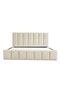 Vista 150x200 Queen Bed with 4 Drawers - Light Beige L220xW161xH111cm - 2