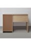 Spence Study Desk with 3 Drawers - White/Oak L100xW51xH76cm - 6
