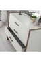Gordion Light Cream Dresser with Mirror - Elegant Bedroom Storage, Wood, 100x42.5x82cm - 3