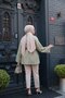 Light Khaki Hijab Kimono 19032Ahk - 4