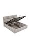 Trevor 180 X 200 King Bed W/Hydraulic Underbed Storage - Beige L211.5xW205xH123.5cm - 3