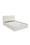 Hendrix 150x200 Queen Bed with Hydraulic storage - White L222.5xW161xH100cm - 5
