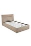 Hendrix 120x200 Young Single Bed with Hydraulic Storage - Taupe L225xW137xH103cm - 4