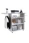 Farret Ironing Board with 2 Door Cabinet - White L105xW38xH85.3cm - 2