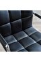 Rhoda Bar Stool - Black PU Leather & Steel, Adjustable Height, Rotating Footrest, 2-Year Warranty - 5