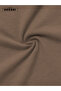 Orki Tropical Diamond Men's Summer Shorts Set – Palm Printed Light Brown T-Shirt & Black Shorts - 5
