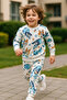Long Sleeve Seasonal Boy's Double Bottom Top Set Bluey