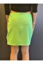 Green Lycra Women's Mini Skirt - 2