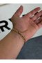 Gold Men's Chain Figaro Bracelet Women's Stainless Steel Color Does Not Fade Unisex Tarnish Steel Bracelet - 5