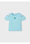 Girl's Sleeve Detailed T-Shirt - 2