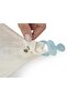 Muslin Apron with Pacifier Strap 837 Ecru - 5