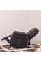 Adric 1 Seater Airleather Manual Recliner - Dark Brown L82xW80xH98cm - 6