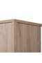 V2 Bolivar 4 Door Wardrobe -V.Oak/Black faux marble L55xW160xH208cm - 6