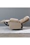 Benedict 1 Seater Fabric Recliner - Mocha L86xW99xH99cm - 6