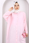 Pink Buttoned Muslin Tunic - 3
