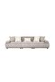 Valira 4 Seater Fabric Sofa - Beige L316xW104xH81cm
