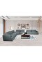 Paddington 1 Seater Armless Fabric Modular Sofa - Teal Green L96xW103xH66cm - 5