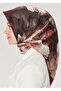 Silk Scarf Nostalgia - 8534-35 Burgundy Twill - 3