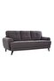 Lina 3 Seater Fabric Sofa - Grey L208xW87.5xH88.5cm - 2